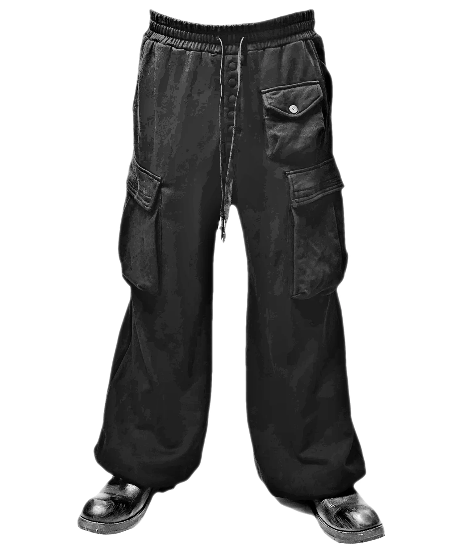 2501-PT07 Sweat Wide Cargo Pants - Image 23