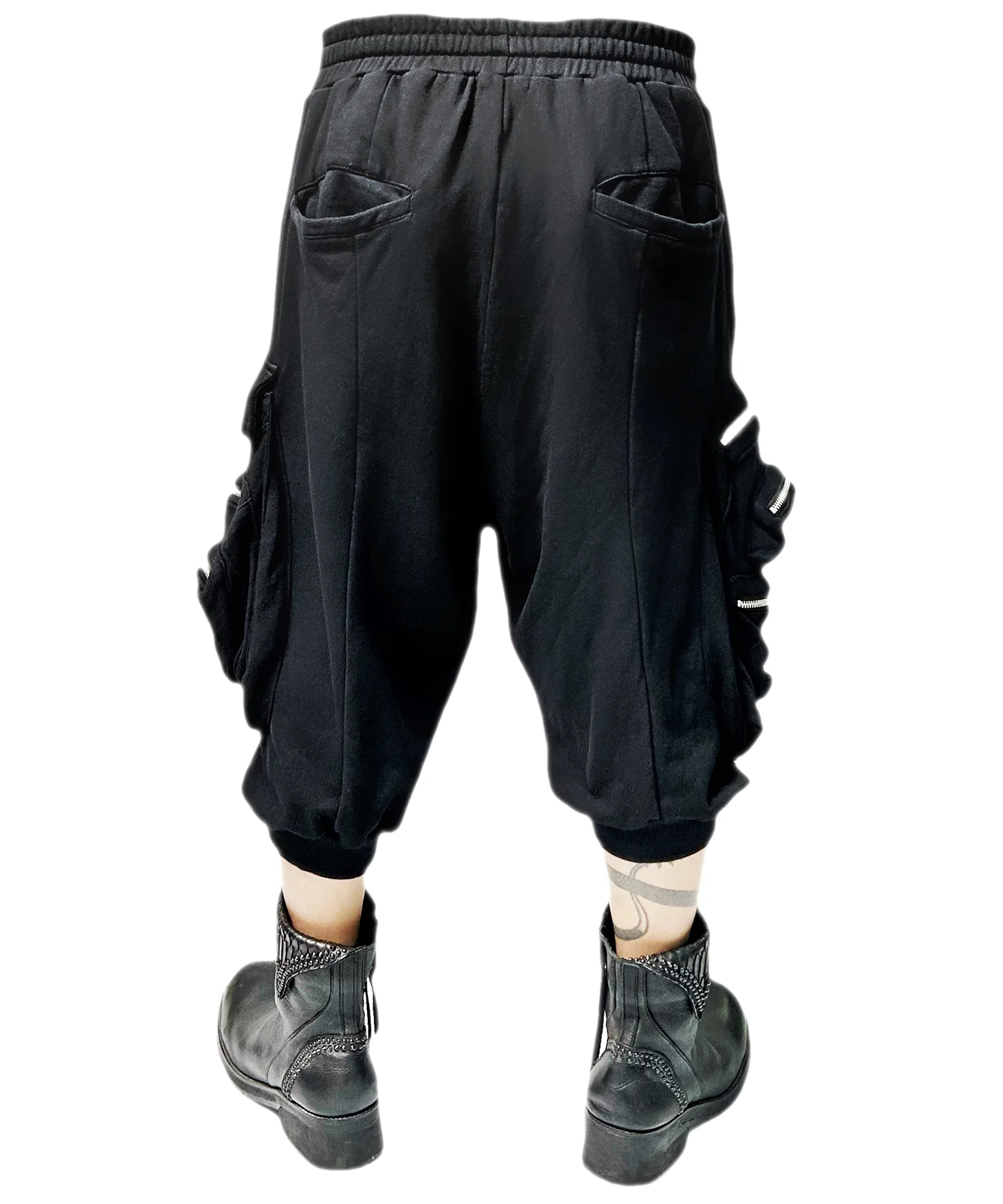 2501-PT09 Multipul Pcket Sweat Half Pants - Image 21