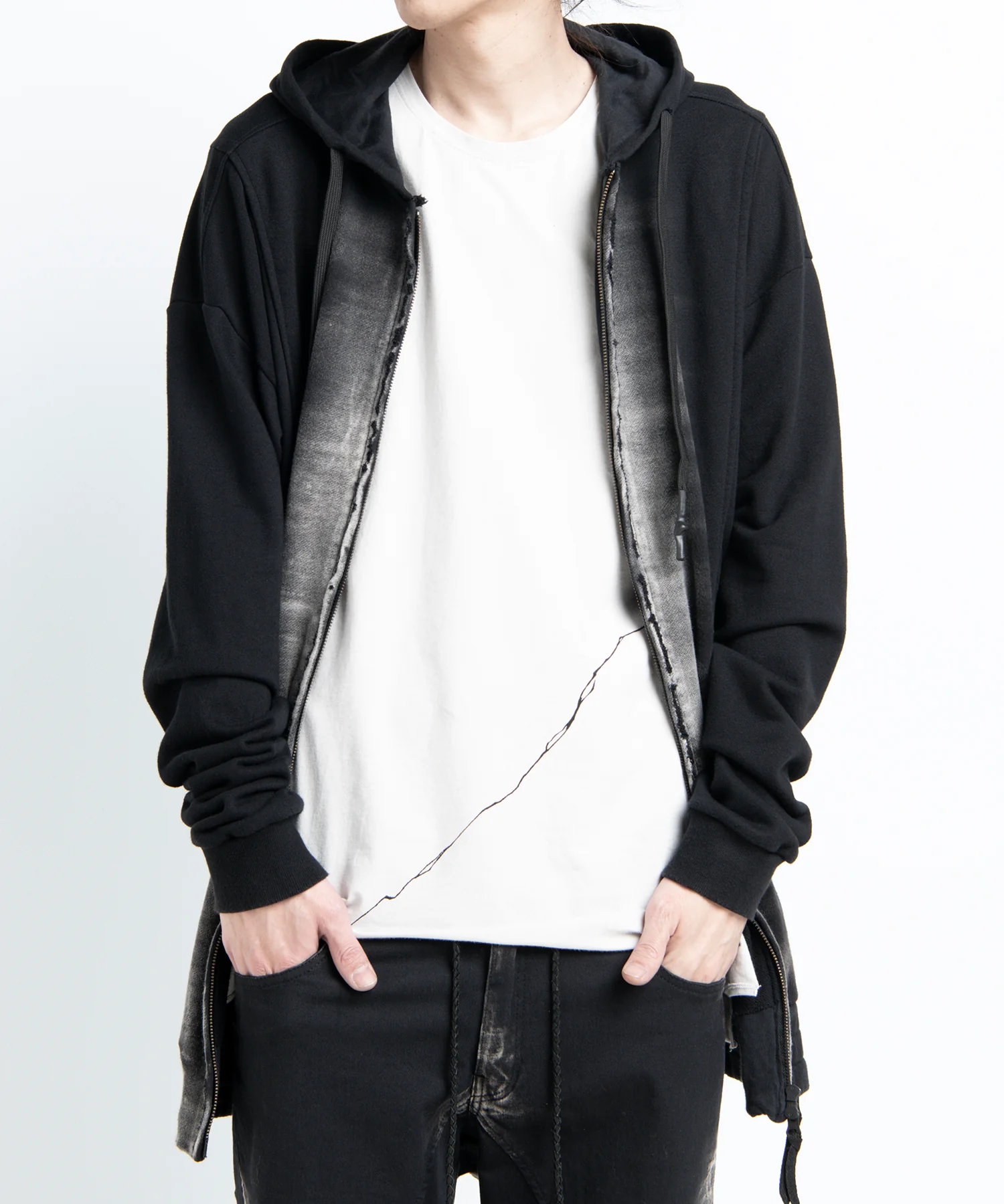 2501-TP05 Black Shadow Long Parka - Image 13