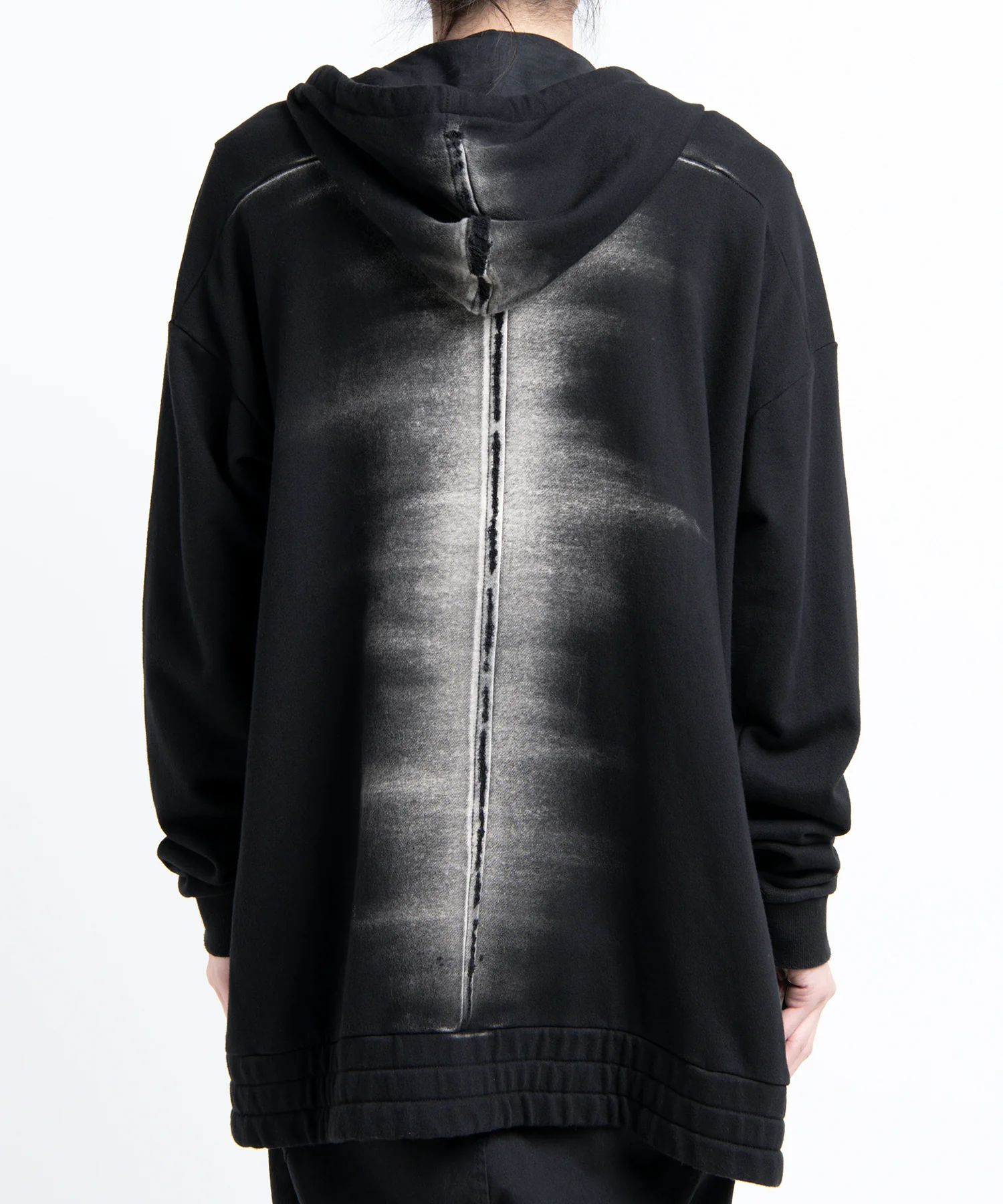 2501-TP05 Black Shadow Long Parka - Image 5