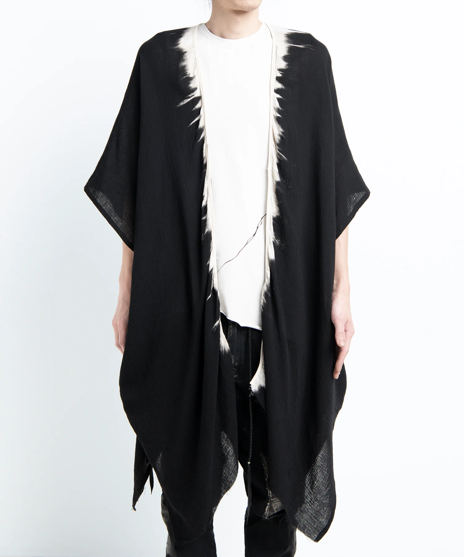 2501-TP08 Black Shadow Long Gown 02 - Image 3