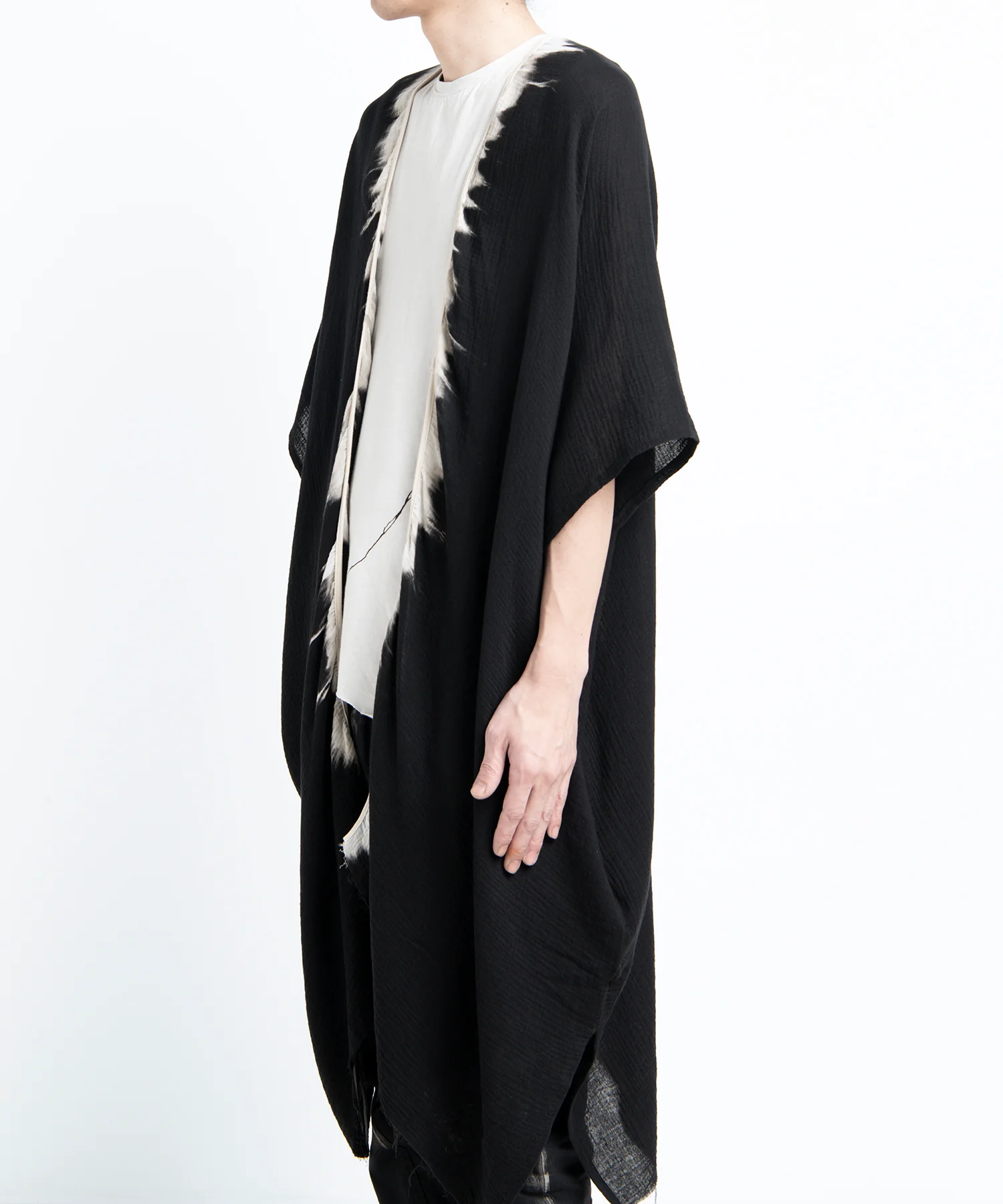 2501-TP08 Black Shadow Long Gown 02 - Image 4