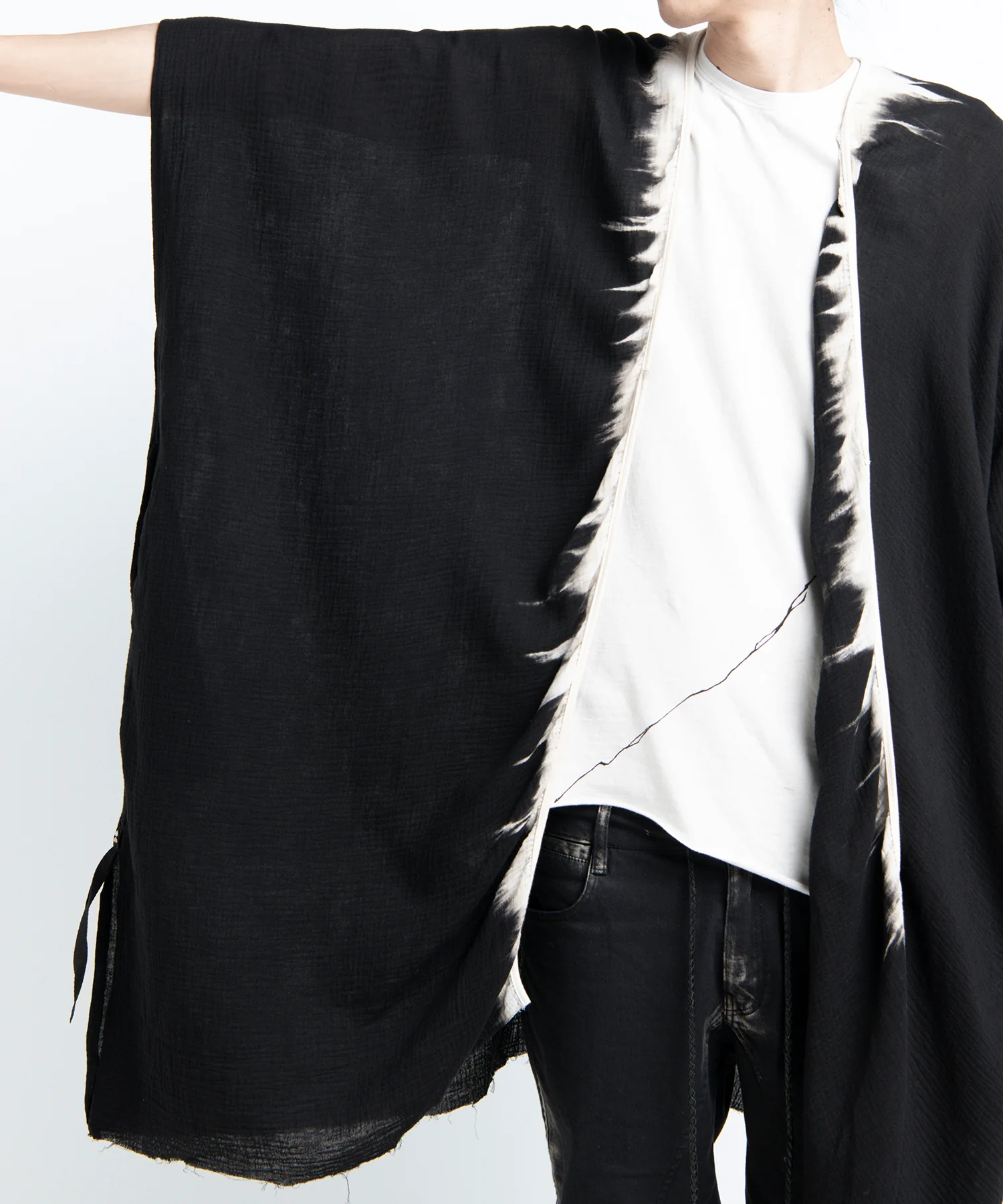 2501-TP08 Black Shadow Long Gown 02 - Image 9