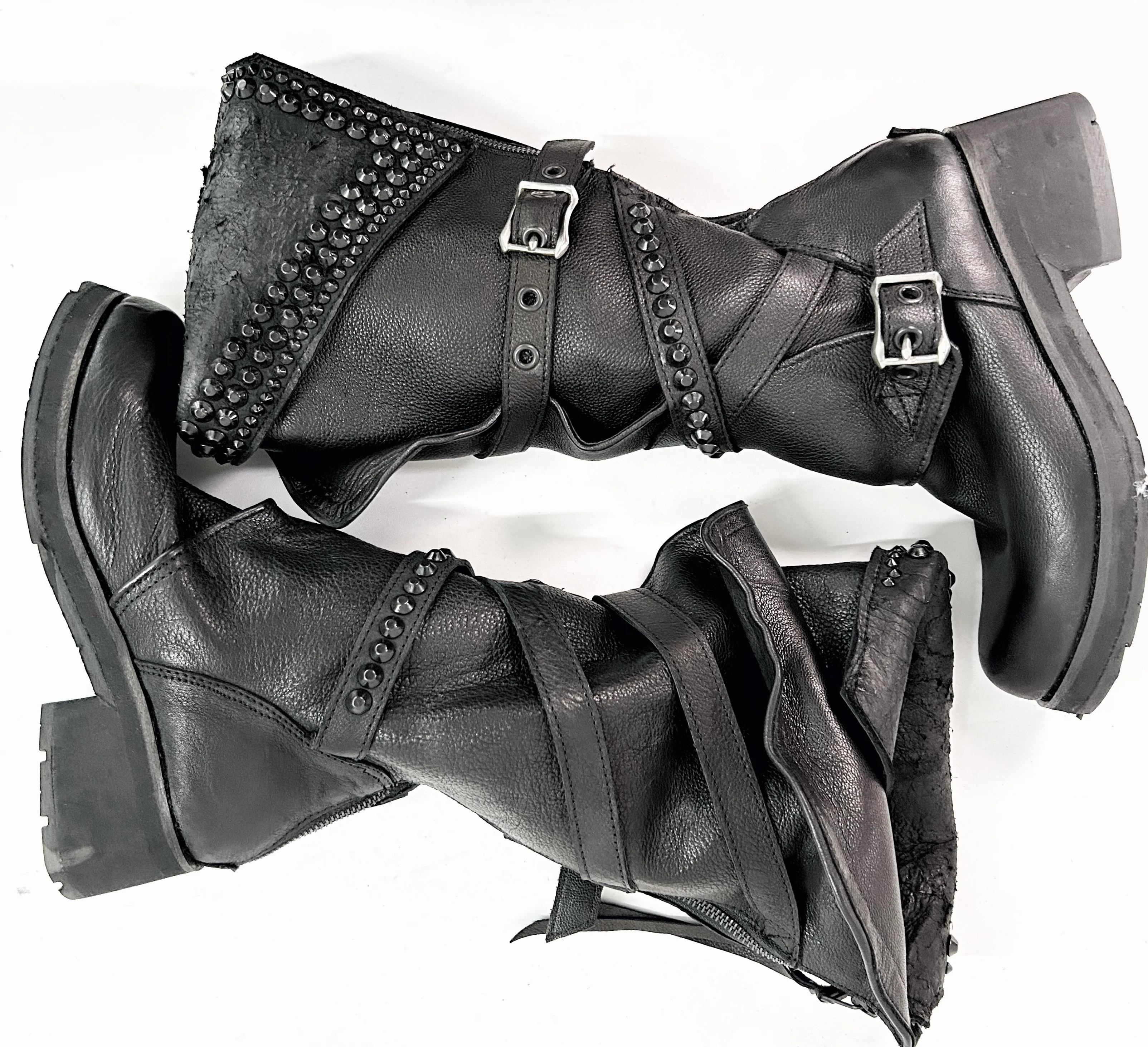 2502-BO01 Crush Layered Boots - Image 11