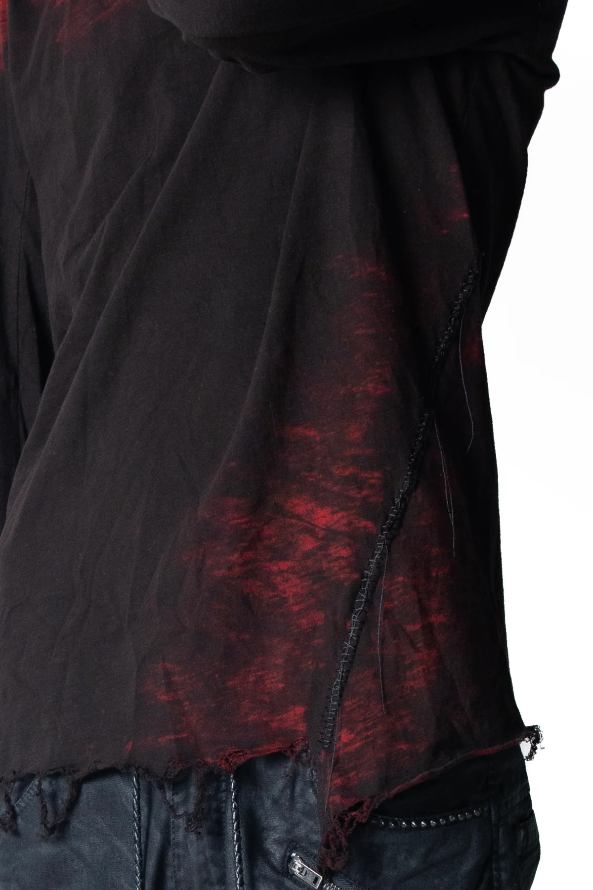 2502-CT02/LS Black Shadow Slash Cut / LS_Black/Red - Image 5