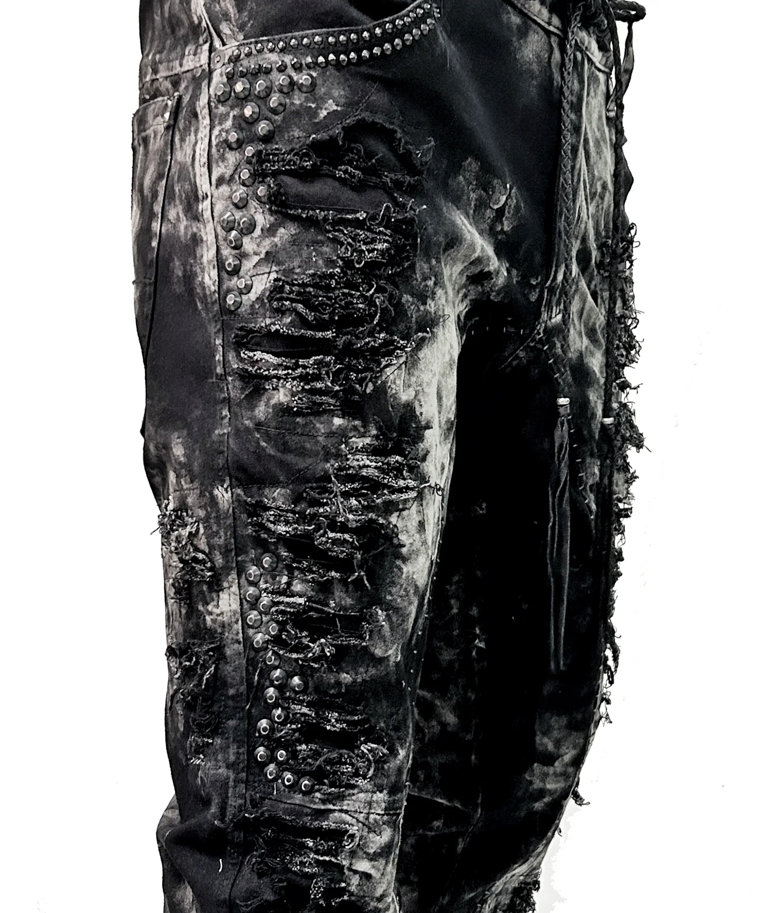 2502-PT01B Discharged Stretch Twill Pants / STD - Image 3