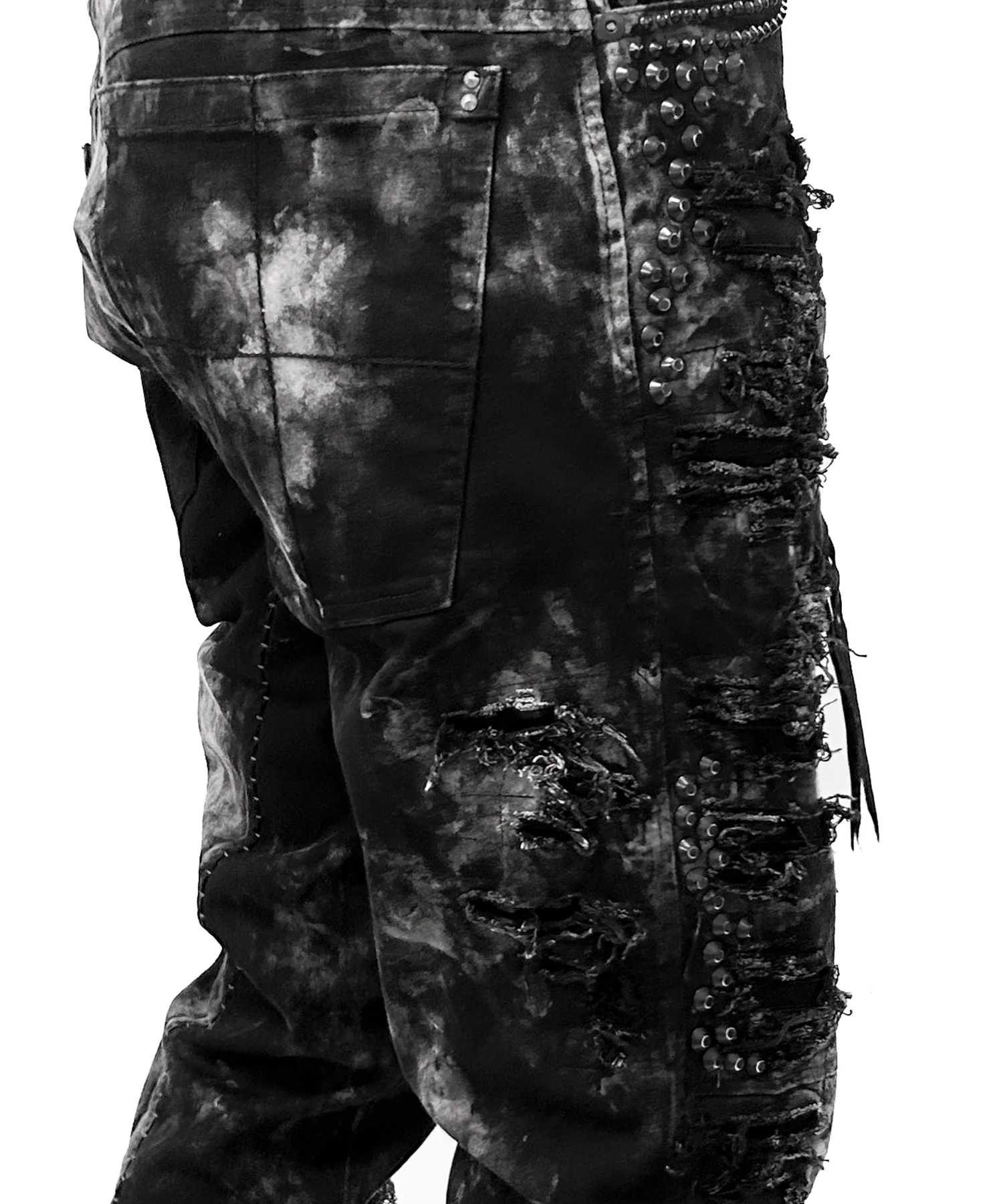 2502-PT01B Discharged Stretch Twill Pants / STD - Image 5