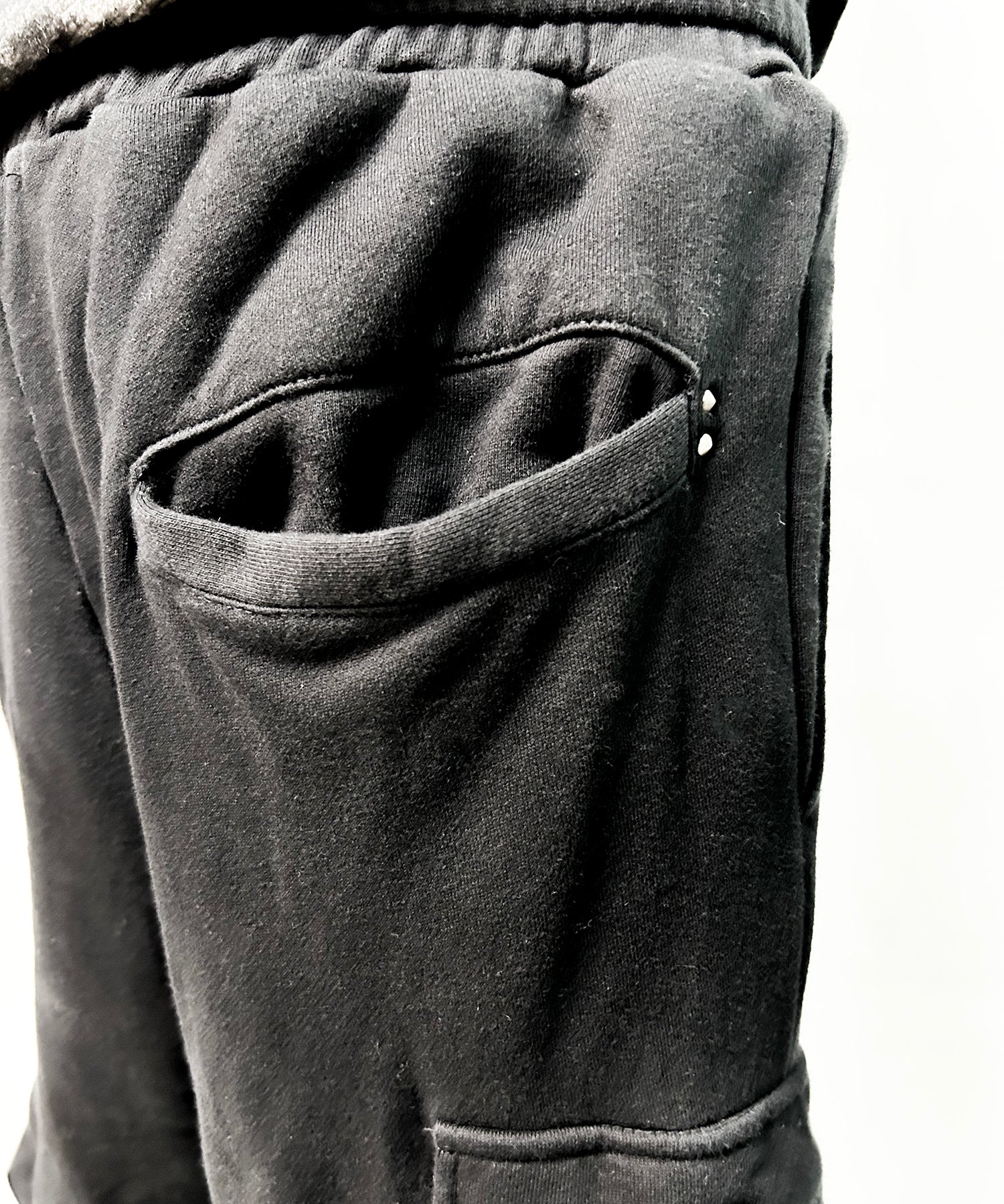 2502-PT09 White Flame Wide Sweat Pants - Image 8