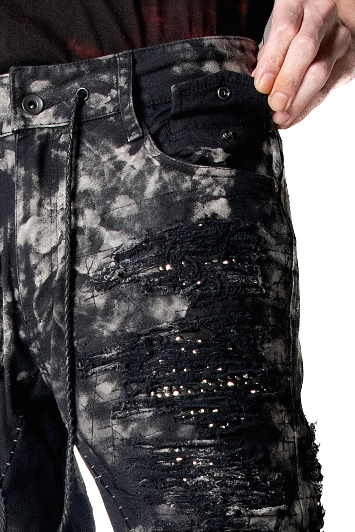 2502-PT17 Disharged Stretch Twill Flare Pants / STD - Image 14