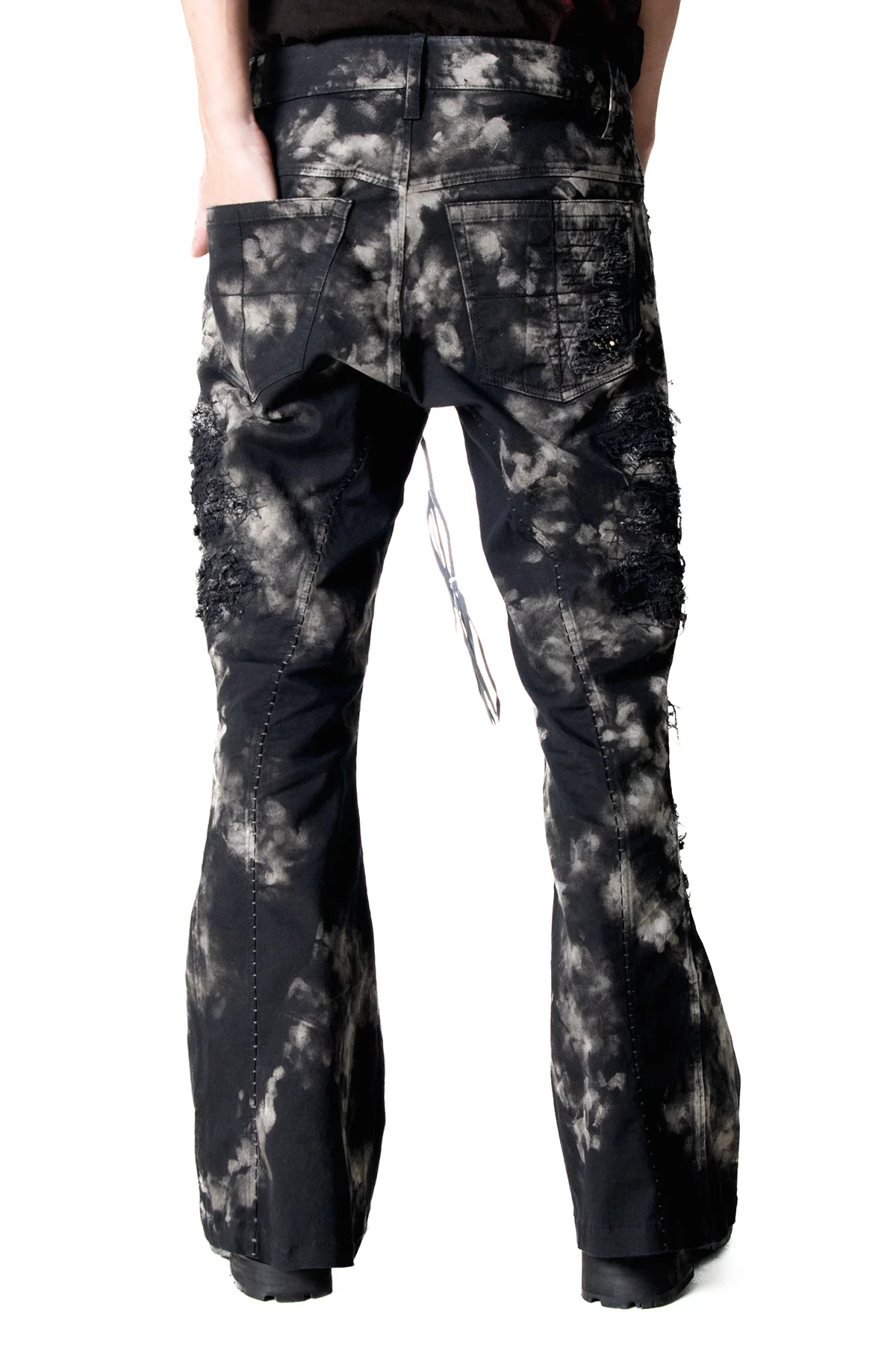 2502-PT17 Disharged Stretch Twill Flare Pants / STD - Image 15