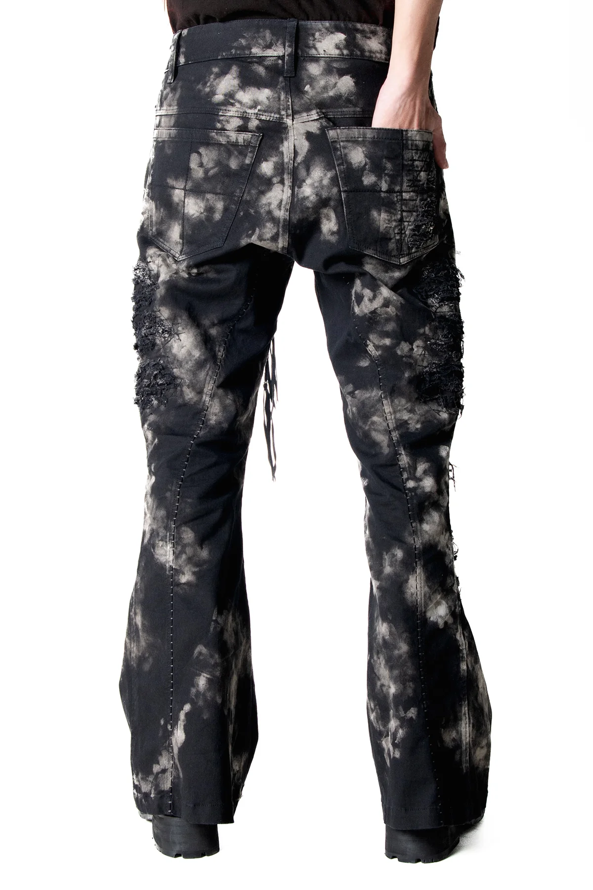2502-PT17 Disharged Stretch Twill Flare Pants / STD - Image 16