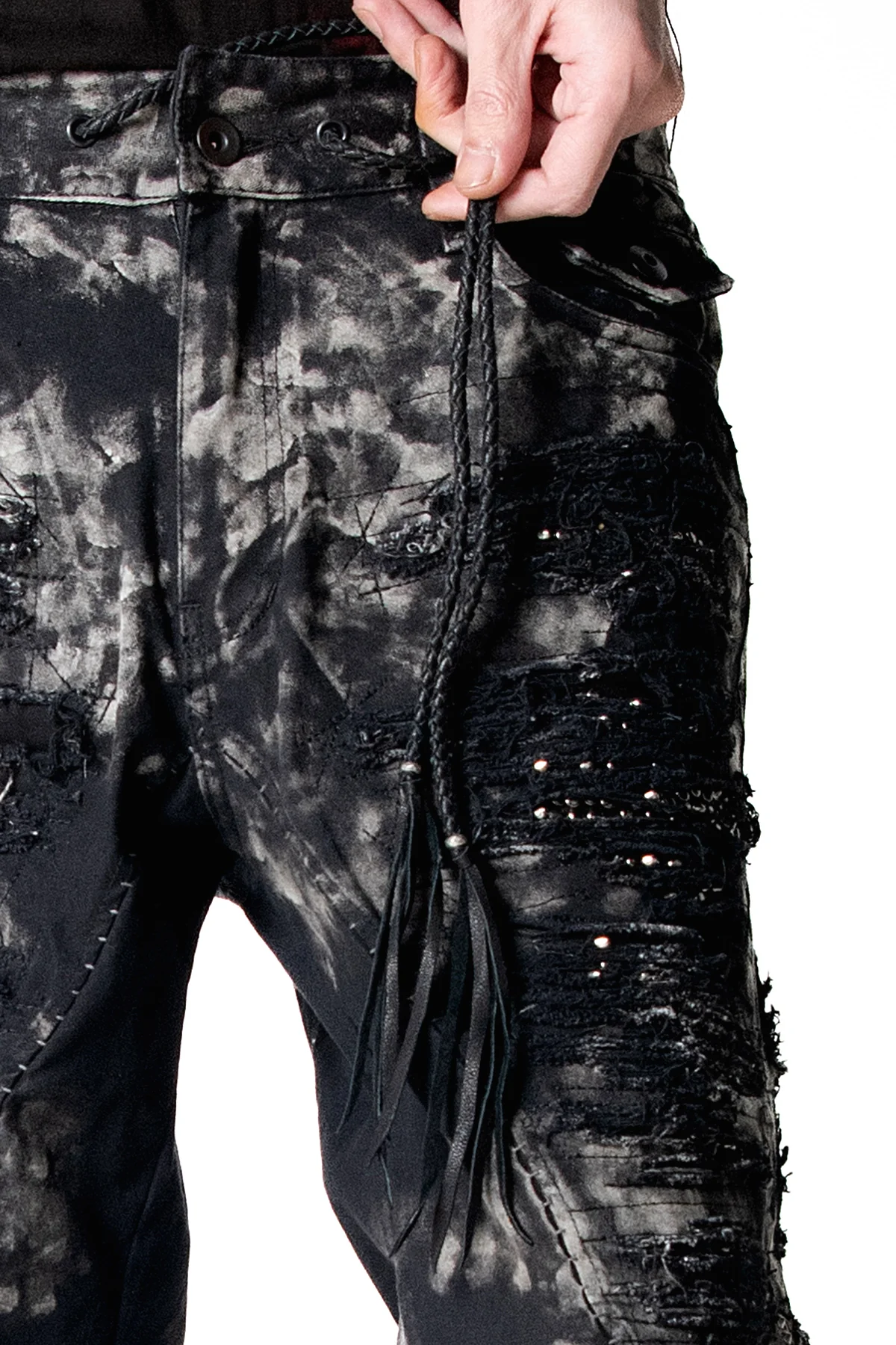2502-PT17 Disharged Stretch Twill Flare Pants / STD - Image 17
