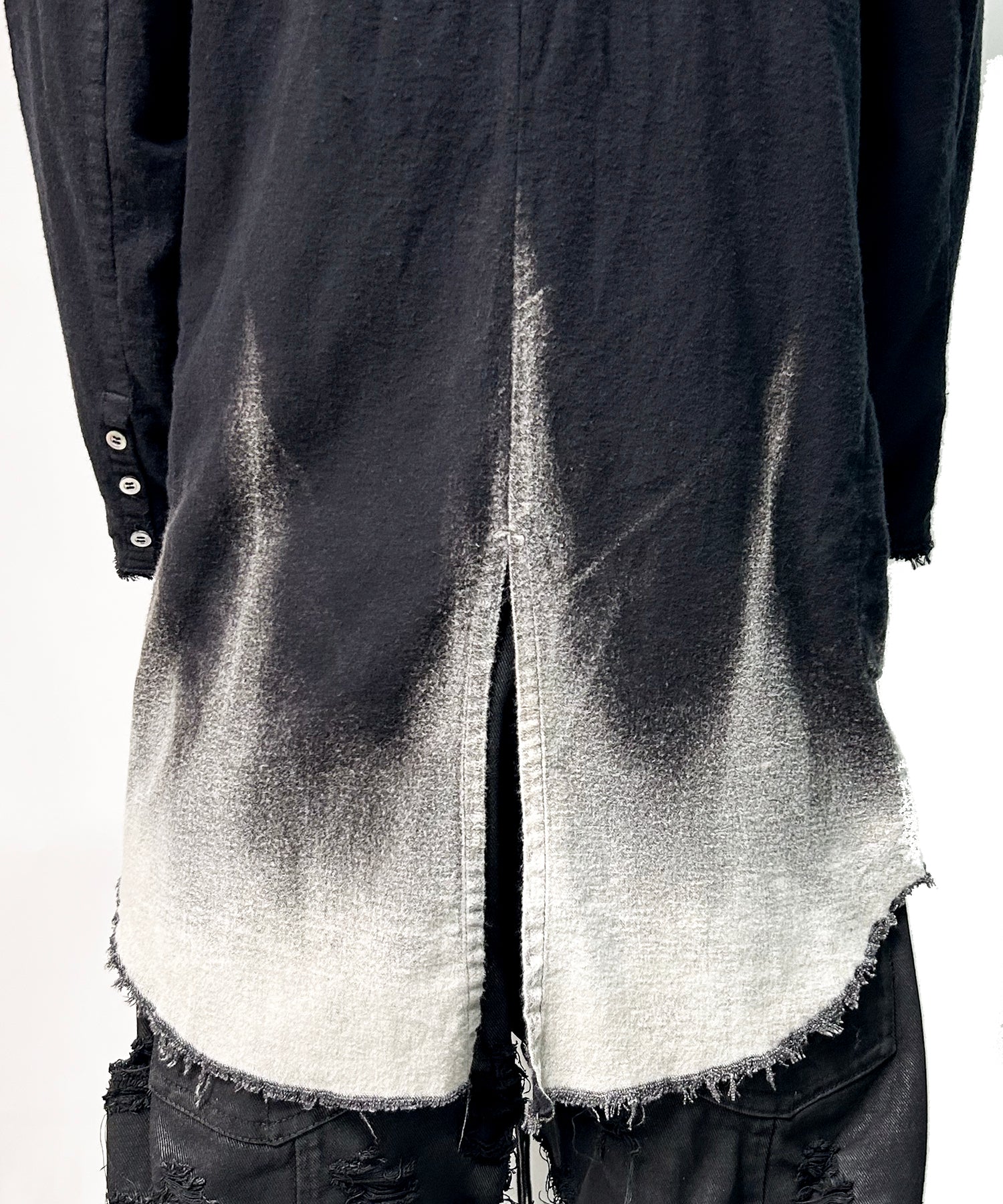 2502-SH02 White Flame Long Flannel Shirt - Image 3