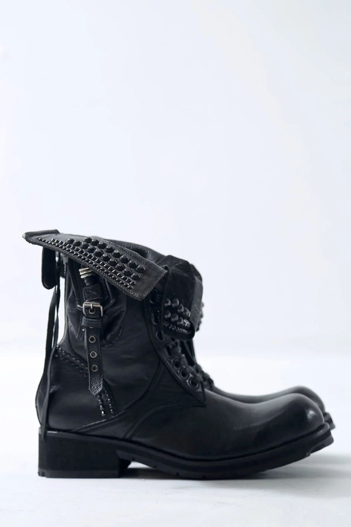 1602-BO07 Chrome Boots 10 - Image 22