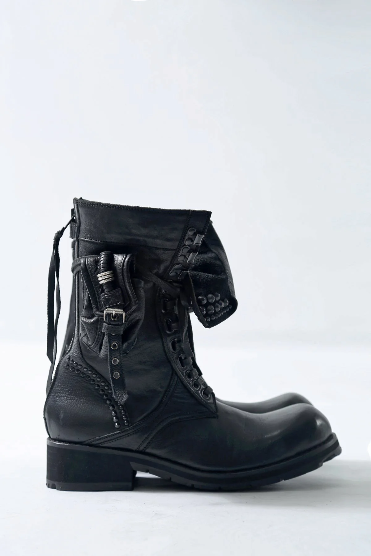 1602-BO07 Chrome Boots 10 - Image 5