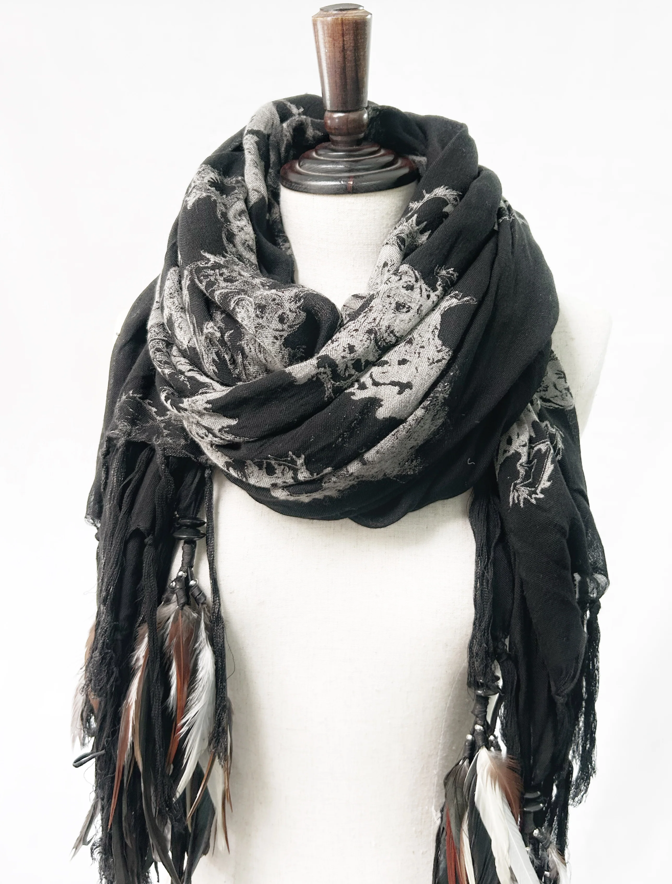 1402-ST02 Magnolia Long Stole 02 - Image 6