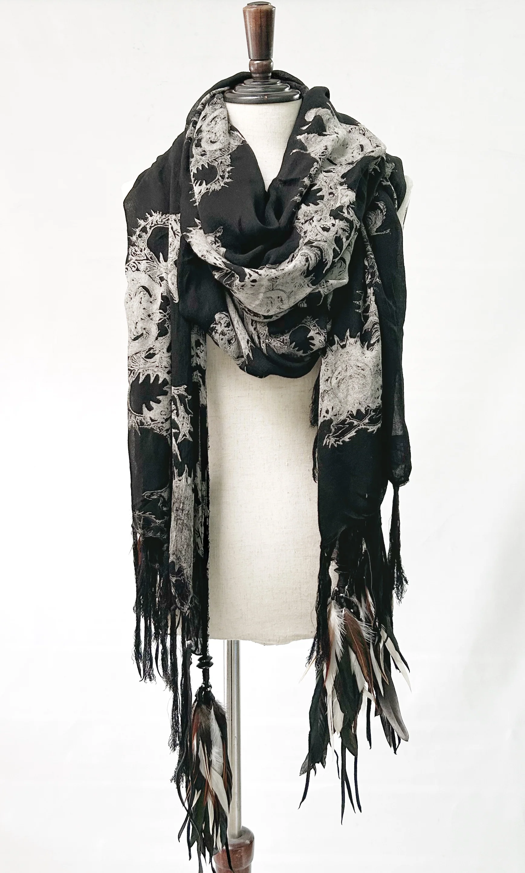 1402-ST02 Magnolia Long Stole 02 - Image 7